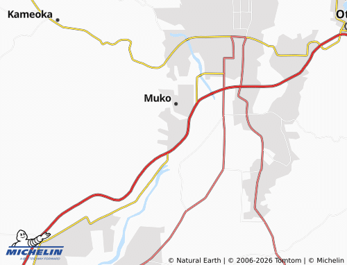 Mapa MICHELIN Nagaokakyo - ViaMichelin