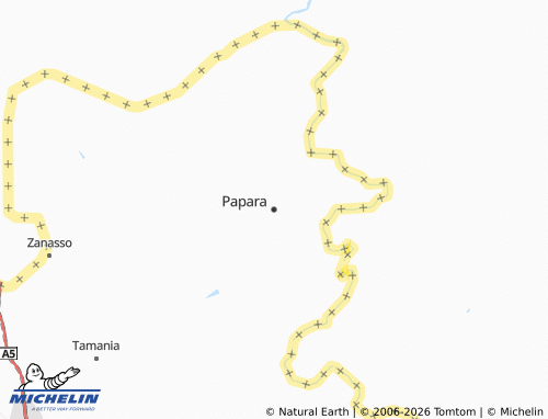 MICHELIN-Landkarte Papara - ViaMichelin