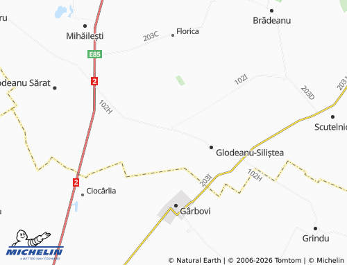Mappa MICHELIN Cârligu Mic - ViaMichelin