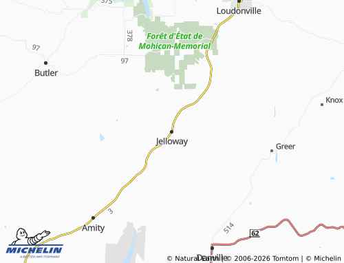 Carte MICHELIN Jelloway - ViaMichelin