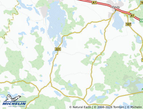 Mappa MICHELIN Musteniai - ViaMichelin
