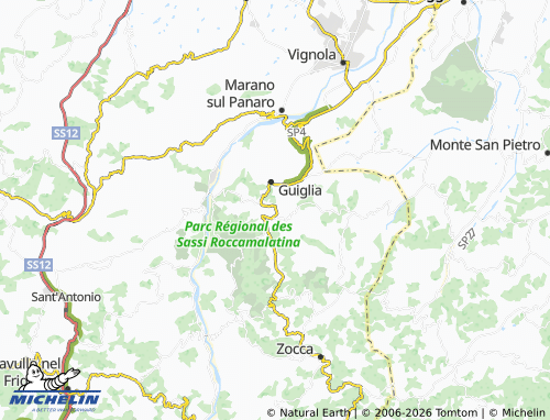 MICHELIN-Landkarte Monte Orsello - ViaMichelin