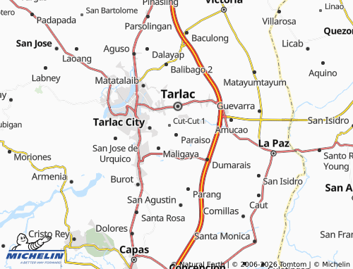 MICHELIN Paraiso map - ViaMichelin