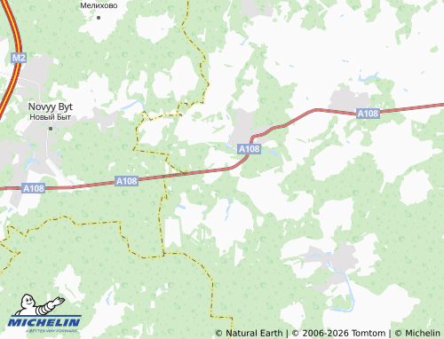 Carte MICHELIN Avdot'ino - ViaMichelin