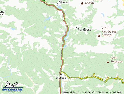 Kaart MICHELIN Búbal - ViaMichelin