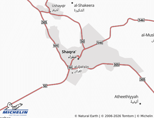 MICHELIN Al Rawdah map - ViaMichelin