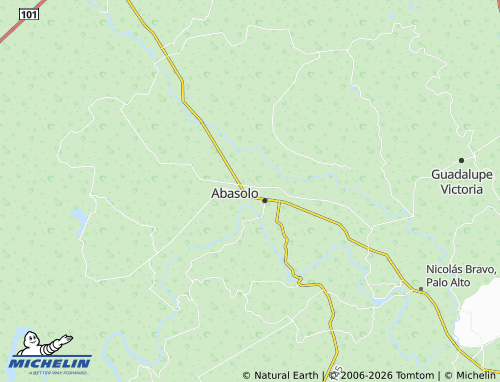 Mapa MICHELIN Tomás Yarrington - ViaMichelin