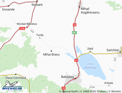 MICHELIN Satu Nou map - ViaMichelin