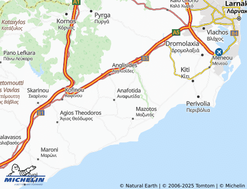 MICHELIN Aplanta map - ViaMichelin