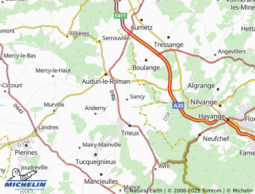 Kaart MICHELIN Sancy Bas - ViaMichelin