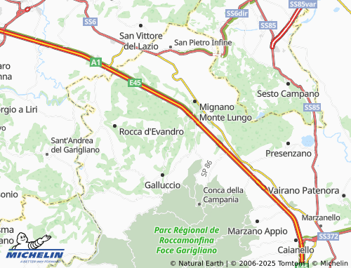 Mapa MICHELIN Caspoli - ViaMichelin
