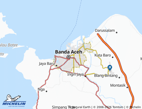 MICHELIN Laksana map - ViaMichelin