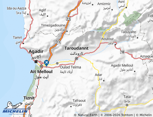 MICHELIN-Landkarte Taroudant - ViaMichelin
