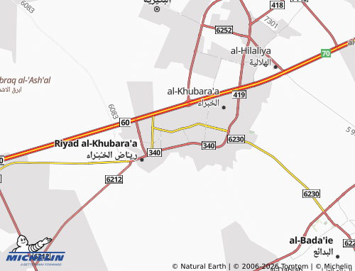 MICHELIN-Landkarte Sanabil - ViaMichelin