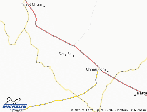 Mapa MICHELIN Svay sa - ViaMichelin