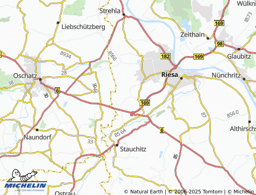 MICHELIN Mautitz map - ViaMichelin