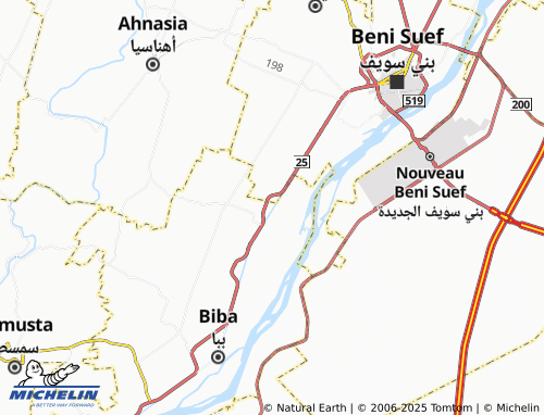 MICHELIN Tansa Beni Malo map - ViaMichelin