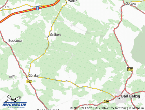 MICHELIN-Landkarte Verlorenwasser - ViaMichelin