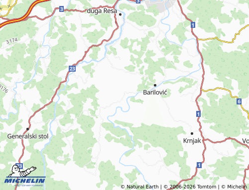 Mapa MICHELIN Šćulac - ViaMichelin