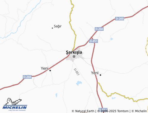 MICHELIN-Landkarte Şarkışla - ViaMichelin