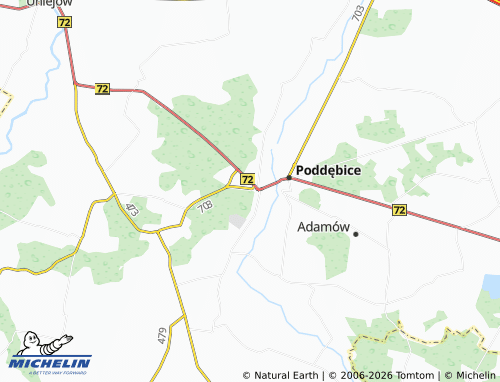 MICHELIN-Landkarte Praga - ViaMichelin
