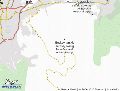 MICHELIN Beskaynar map - ViaMichelin