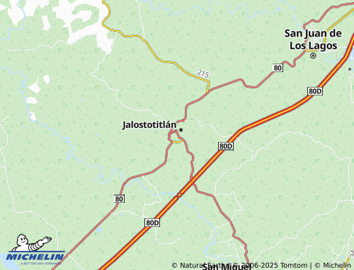 MICHELIN La Calzada map - ViaMichelin