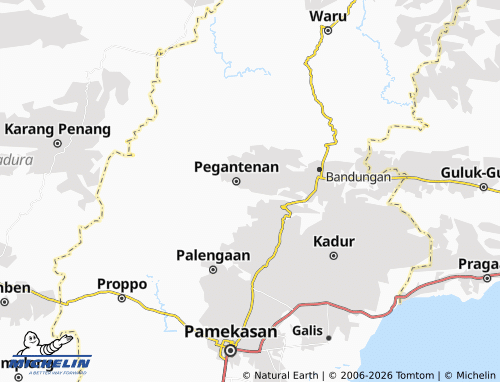 MICHELIN Bulangan Barat map - ViaMichelin