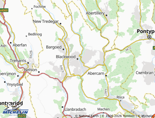 Mappa MICHELIN Blackwood - ViaMichelin