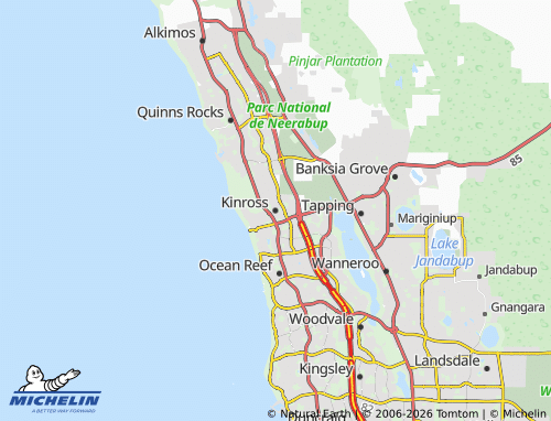 MICHELIN Kinross map - ViaMichelin