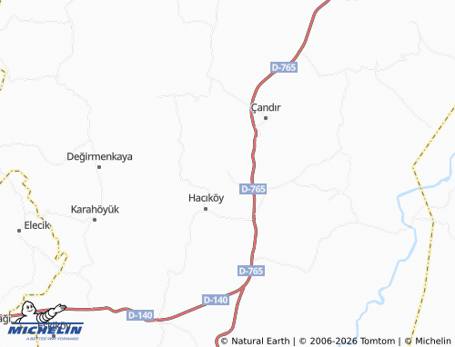MICHELIN Dağdemir map - ViaMichelin