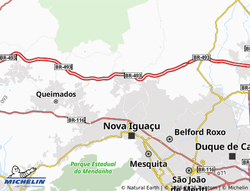 Mapa MICHELIN Botafogo - ViaMichelin