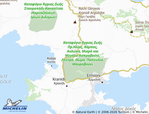 MICHELIN Fournoi map - ViaMichelin