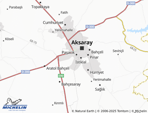Carte MICHELIN Selçuklu - ViaMichelin