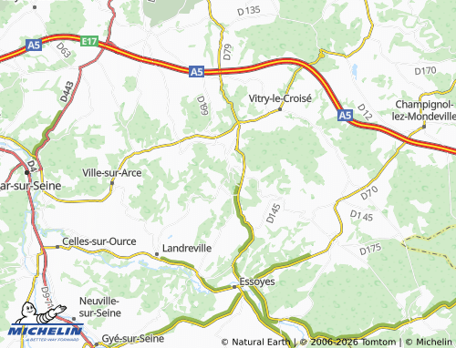 Mappa MICHELIN Chacenay - ViaMichelin