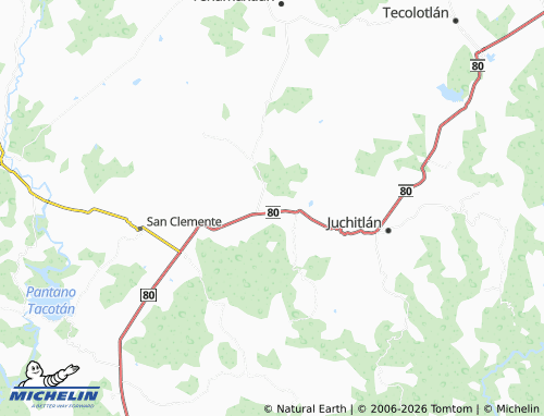 MICHELIN El Palo Blanco map - ViaMichelin