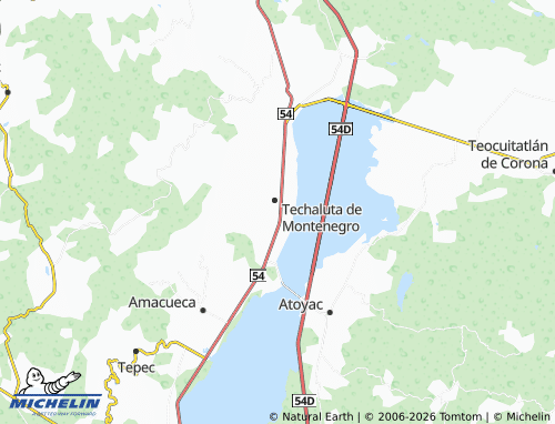 Mapa MICHELIN Pitayos del Pedregal - ViaMichelin
