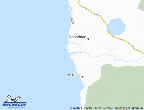 Mapa MICHELIN Arippu West - ViaMichelin