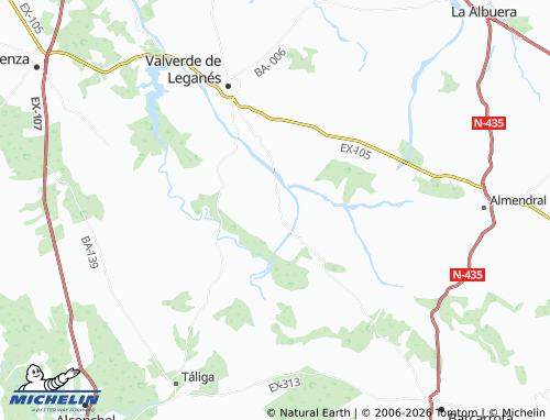 MICHELIN Los Fresnos map - ViaMichelin