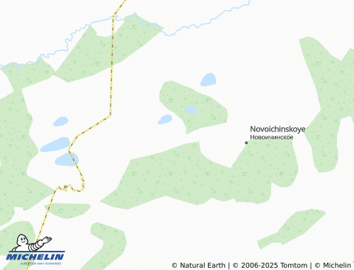 MICHELIN Nazarovo map - ViaMichelin