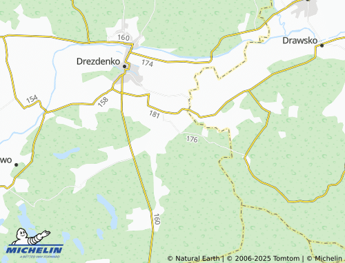 Mapa MICHELIN Marzenin - ViaMichelin