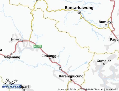 Carte MICHELIN Cibalung - ViaMichelin