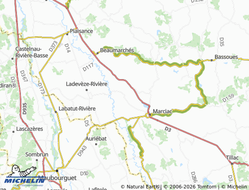 MICHELIN Juillac map - ViaMichelin