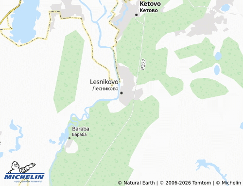 MICHELIN-Landkarte Lesnikovo - ViaMichelin