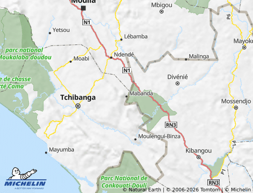 MICHELIN Doutsila map - ViaMichelin