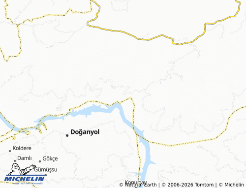 MICHELIN Akseki map - ViaMichelin