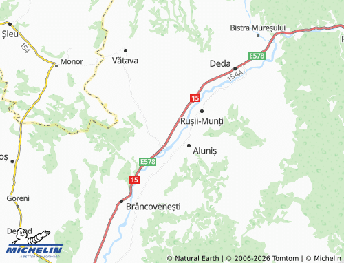 MICHELIN Maiorești map - ViaMichelin