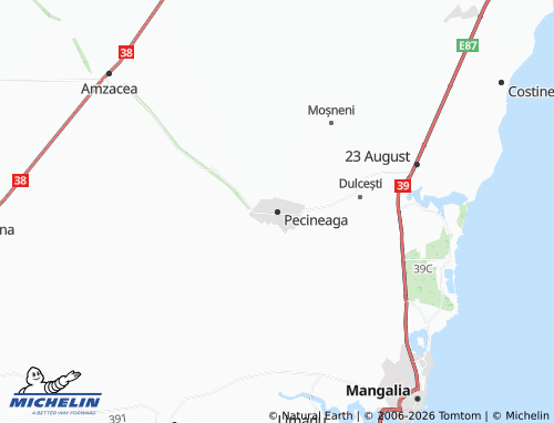 MICHELIN Pecineaga map - ViaMichelin