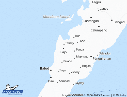 MICHELIN-Landkarte Pajo - ViaMichelin