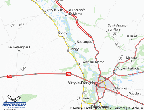 Mapa MICHELIN Drouilly - ViaMichelin